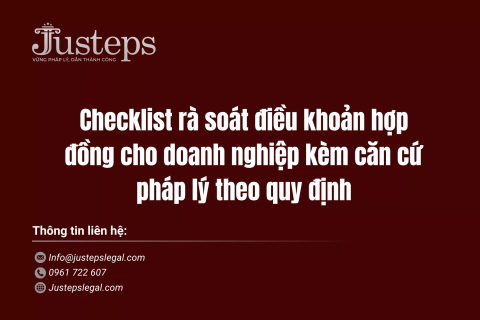 Checklist rà soát điều khoản đặc thù trong hợp đồng thông dụng