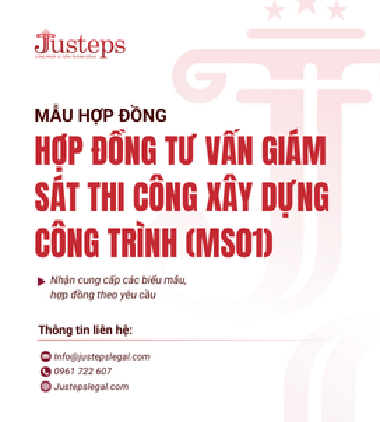 Hợp đồng tư vấn giám sát thi công xây dựng Công trình (MS01)
