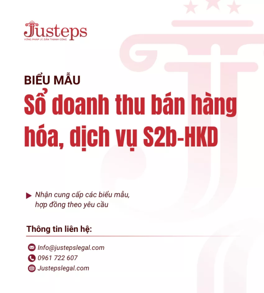 Sổ doanh thu bán hàng hóa, dịch vụ S2b-HKD