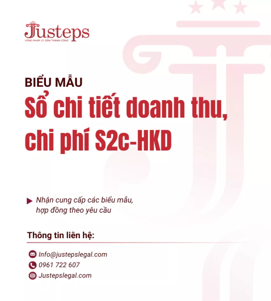 Sổ chi tiết doanh thu, chi phí S2c-HKD